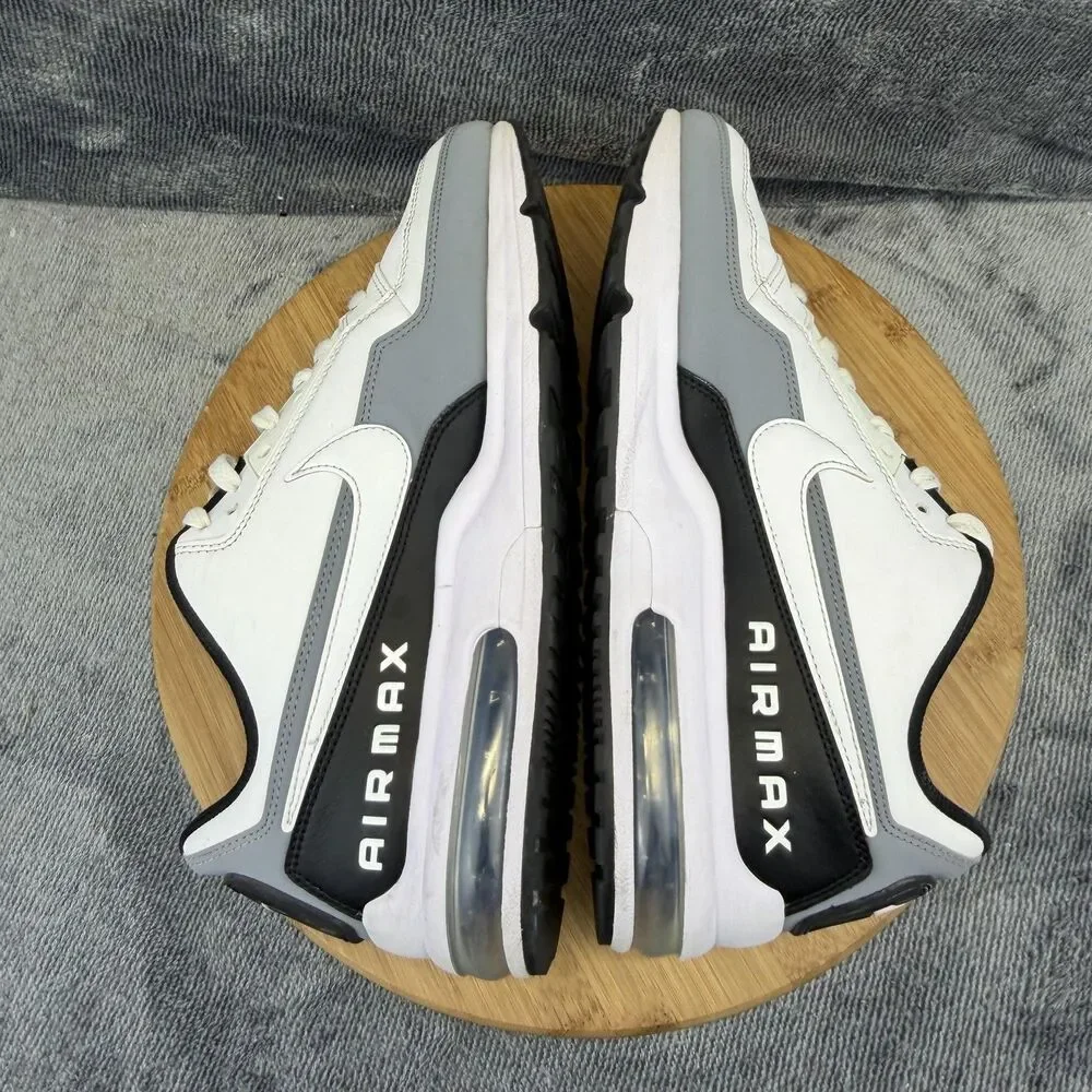 Nike Air Max LTD 3 Shoes Mens Size 9.5 White Gray Walking Training 687977-105